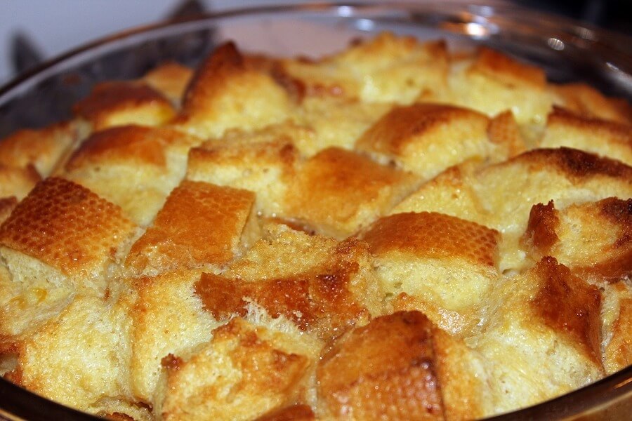 Baking Bread Pudding: Don’t throw away that stale bread!